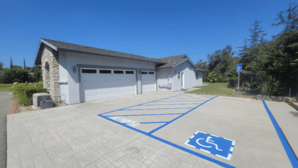 Outside side parking area of the Facility