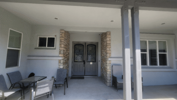 Front porch of the Facility